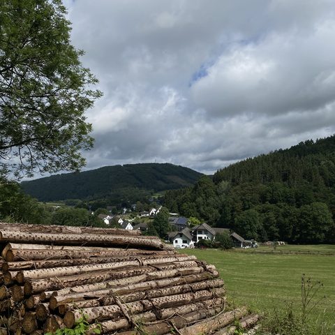 Lagergelände im Sauerland